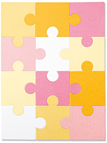 Sizzix Jigsaw by Chapter Thinlits Stanzpuzzle von Olivia Rose | 665887 |Kapitel 2 2022, Kunststoff Papier, multicolor, One Size