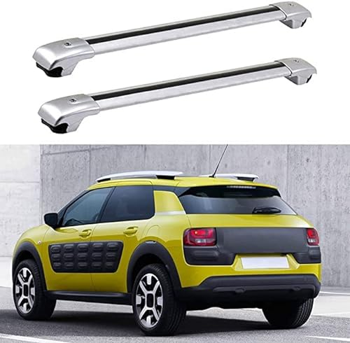 Relingträger Dachträger Dachgepäckträger Kompatibel für Citroen C4 Cactus Hatchback 2015-2020, Fahrradträger Dachboxen Dachgepäckablage Dachteile