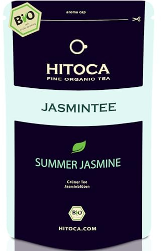 HITOCA® BIO Jasmintee - Grüner Tee Lose - Jasmin-Blüten-Tee