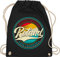 Turnbeutel Rucksack - Schlager Party Outfit - Roland der Mann der Mythos die Legende - Unisize - Schwarz - beutel schlagerparty stoffbeutel schlagernacht beuteltasche für schlagerfans tasche malle