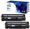 LxTek Purify 85A CE285A Toner Kompatibel für HP Laserjet Pro P1102W P1102 M1212 M1212NF M1217NFW M1132MFP P1109W M1210 M1130 M1132 (Schwarz, 2er-Pack)