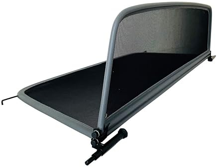 PureWind Windschott kompatibel mit BMW E36 3er Baujahr 1993-1999 (Grau) – Windschott Universal mit Schnellverschluss inkl. Tasche