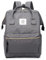 Kah & Kee Polyester Laptop Rucksack Wasserdicht Anti diebstahl Wickeltasche Universität Damen Herren (Tricolor, Klein) (Heather Grey II, Groß)