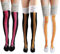 RoadLoo 3 Paar Chicken Leg Socks - Kniestrümpfe, Fun Hühner Socken Warm Overknee Socken für Winter