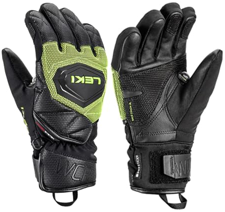LEKI HS WCR Coach 3D Junior - 8, Lemon