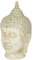 Flair Flower Buddha Kopf Statue Antik-Optik Dekofigur Büste Ornament Asiatische Feng-Shui Zen Deko Outdoor Gartendeko Buddhastatue Keramikfigur Deko-Figur Deko-Objekt Accessoire, 27cm