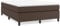 AUVYI Boxspringbett Polsterbett, Bett, Betten, Bettgestell, Schlafzimmer 140x200 cm Braun Stauraumbett Boxspringbetten Kunstleder