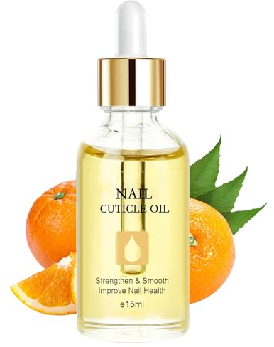 Nail Cuticle Oil for Nail Care - Cuticle Oil with Organic Vitamin E & B, Cuticle Oil for Nails, Nail Oil Soothe Moisturize with Dropper Design to Prevent Nail Cracking and Dry