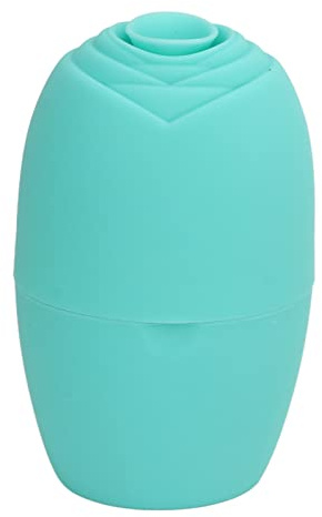 Eisroller Gesichtsroller Massager Würfel Werkzeug Wiederverwendbare Silikon Roller Ice Mold Hautpflege Gesicht, Augen und Hals (Grün)