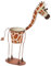 Coopers of Stortford Giraffe Ornament Garden Animal Planter Tall Round Plant Pot Statue Decor