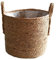 Sujurio Vasi per Piante da 1 Pezzo Cestino per Fioriera in Alghe Marine Coprivaso per Fiori Contenitore per Piante in Tessuto Vaso di Vimini