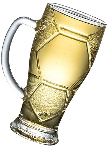 SHOWERORO Bierkrug Für Fußballspiele Transparenter Haushaltskrug Praktischer Trinkbecher Langlebiger Bierkrug Für Partygebrauch