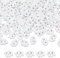 NBEADS 100 Stk. Harz Wolken Cabochons, Lächelnde Wolken Cabochons Undurchsichtige Wolke Charms Wolke Perlen Embellishments für Scrapbooking Ornament DIY Schmuck Machen, 1.5x2.2cm