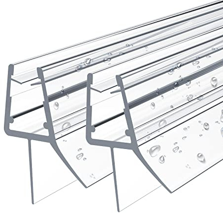EMKE Duschdichtung Ersatzdichtung Duschtürdichtung für 4–6 mm Glastüren 800mm 2 Stück Dichtung Dusche Glastür Gummilippe Duschdichtungen für Duschtüren