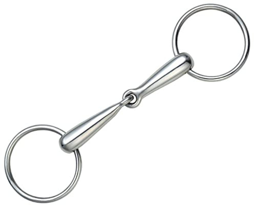 Shires Hollow Mouth Loose Ring Snaffle-As supplied 4 1/2