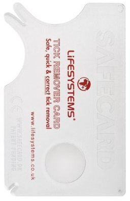 3 X Lifesystems Tick Remover Card