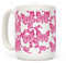 LookHUMAN Kaffeetasse mit Schmetterlings-Vagina-Muster, 425 ml, Keramik, Weiß