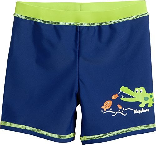 Playshoes UV-Schutz Short Krokodil Bañador, Azul (Marine 11), 134/140 Unisex niños