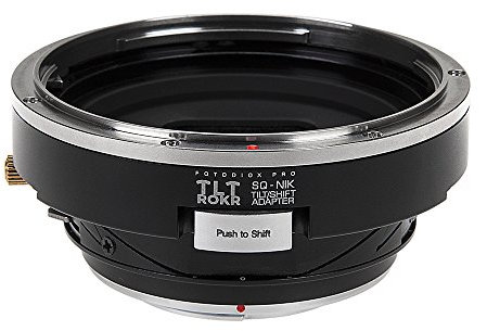 Fotodiox Pro TLT ROKR Tilt/Shift Lens Adapter Compatible with Bronica SQ Lenses on Nikon F-Mount Cameras