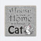 HmHome Fridge magnet - A house is not a home without a cat - Novelty Gift