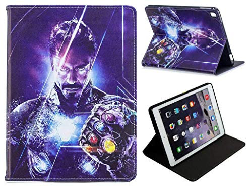 For Apple iPad Mini 1 2 3 4 5 End Game Iron Man Tony Stark Avengers Superhero Smart Stand Case Cover