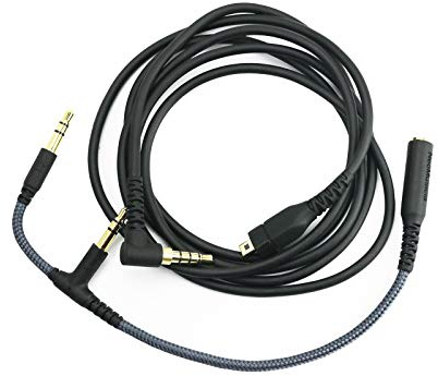 Hansnby -Audiokabel, kompatibel mit SteelSeries Arctis 3, Arctis Pro Wireless, Arctis 5, Arctis 7, Arctis 9X, Arctis Pro Gaming-Headset, 1,2 m