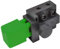 Spares2go Push Button Switch compatible with Flymo Lawnmower (Green)