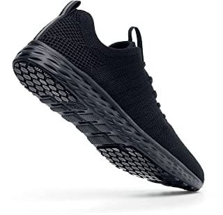 Shoes for Crews Herren-Arbeits-Sneaker mit rutschhemmender Sohle – Bequeme, leichte, atmungsaktive, Wasserabweisende Schuhe, ideal für Gastronomie und Küchen für Kellner und Koch – Everlight