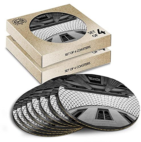 8 x Eco Boxed Cork Coasters - British Museum History London England Drink Cup Mug Glass Table Mat #16114