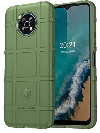 GIOPUEY Cover per Nokia G50 5G, Materiale TPU Case [Armatura] Anti-Caduta Custodia per Cellulare [Resistente all'Usura] [Slittata] [Anti Impronta Digitale] - Verde