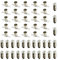 InputMakers Lot de 25 pcs ampoule E10 de 3,8 V 0,3 A et 25 pcs douille E10 Kit d'électricité pour travaux manuels et usage scolaire pour Expériences Circuits Électriques.