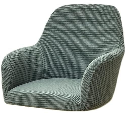 AQIGR Stuhlhussen Stuhlbezug Stretch für Esszimmerstühle Stuhl Abdeckung Schonbezug Haus Esszimmer Restaurant Dekor (Color : Bean Paste, Size : 2PCS)