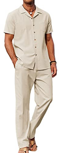 COOFANDY Herren Classic Business-Anzughosen-Set (2er Pack)