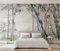 Papier Peint Panoramique Bois De Bambou Vintage Papier Peint 3D Personnalisés Intissé Décoration Murale 150x105cm