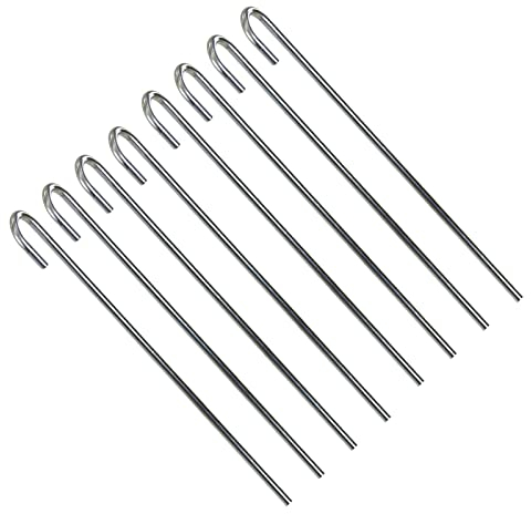 8X XL Bodenanker 40 cm Verzinkt Erdanker Befestigungsanker Zelthering Zeltnagel Zelt Hering Erdnagel