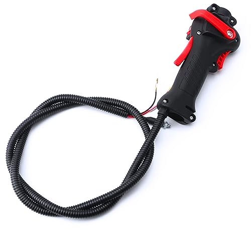 115 cm modelo dual desbrozadora desbrozadora cortador mango interruptor acelerador gatillo cable tubo 26mm