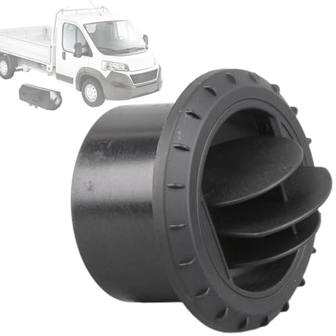 Firulab Sortie d'air pour Chauffage de Voiture | Sortie d'aération pour Camping-Car 60 mm 75 mm - Évent de Conduit à persiennes de Sortie de climatisation rotative à 360 degrés, pièces Automobiles de