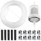 Car Fuel Filter Kit, 17PCS Car Air Parking Heater Tube Replacement Fuel Pipe Line with Hose Clip, 5M Fuel Filter Tube Crude Oil Heater for Webasto Eberspacher, Durable Diesel Heater Fuel Line Kit