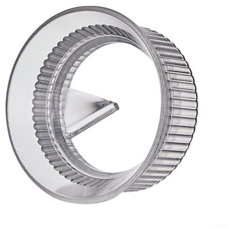Transparent Plastic Moka Pot Coffee Dosing Ring Tamper Distributor 26 Cups(Transparent 90MM)