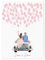 DEL MÀ Unique & Personal Leinwand Hochzeit Fingerabdruck personalisiert Luftballons Hochzeit Gästebuch Mal Anders Alternative mit Fingerabdrücke 30x40 cm (OHNE Farbe) (Brautpaar personalisiert V2)