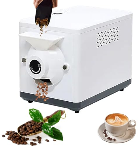 1600W Automatic Coffee Roaster Machine,1.5kg Coffee Bean Roasting Machine for Commercial Home Use,0-90mins Timer & 100℃-250℃ Temperature Control,for Baking Nuts,Chestnut,Peanuts,Grain