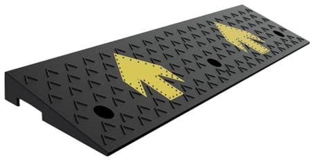 Schwellenrampe Gummirampe Leicht Schwerlast Schwelle Rampen rutschfeste Fahrradrampe Schwellenrampe für Motorrad Auto Rollstuhl Anhänger Schubkarre mit Rutschfester Oberfläche Geeignet (Size : 100x37