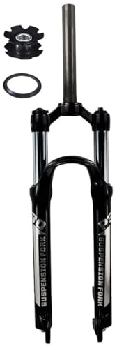 Forcella Anteriore per Bici elettrica 26 27,5 29 Pollici Forcelle per Bicicletta Spread 100mm 9mm QR 1-1/8 Tubo Dritto Viaggio Freno a Disco da 90mm DH AM XC