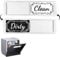1PCS Dishwasher Magnet Clean Dirty Sign Durable Dishwasher Sign Clean Dirty Running Silveriness Compatible Dishwasher Magnet Indicator for Home Farmhouse Kitchen Decor and Organization