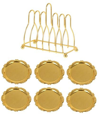 Cabilock Set Mit Retro-Cocktail-getränkematten Aus Zinklegierung Tischmatte Für Heiße Oder Kalte Getränke