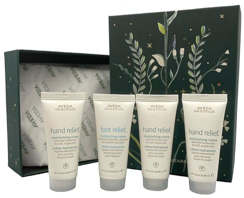 AVEDA hand relief & foot relief Moisturizing Creme, 4 Teilen 160ml.