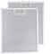 ZiStarlilife 2 filtros de campana extractora de metal para campana extractora de grasa de 30 cm x 25 cm, filtro de ventilador extractor de aluminio de 5 capas para campana extractora RANGEMASTER