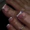 Pink Flowers French Press on Toenails Short Square, Spring Summer Glitter Fake Toe Nails with Rhinestones Designs, Full Cover Beach False Toenails, Cute Acrylic Gel Glue on Toe Nails for Women 24Pcs