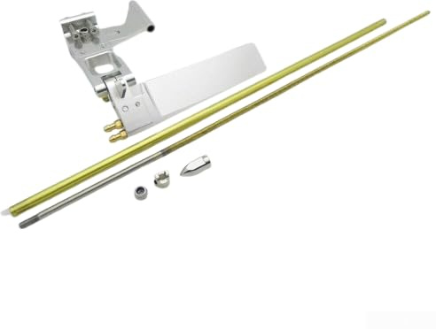 Hasaller Kit de support d'arbre d'entraînement pour bateau RC - Câble flexible - Support de gouvernail de direction avec support réglable pour télécommande modèle de bateau (pour hélice droite)