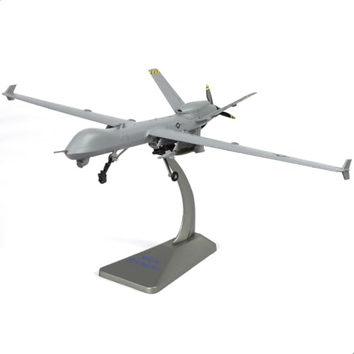 NUOTIE MQ-9 Reaper Drohne 1/72 Metall Flugzeug Modellbausätze mit Ständer Flügel DieCast Alloy Fighter Modell Pre-Build Military Aircraft Collection für Display oder Geschenk